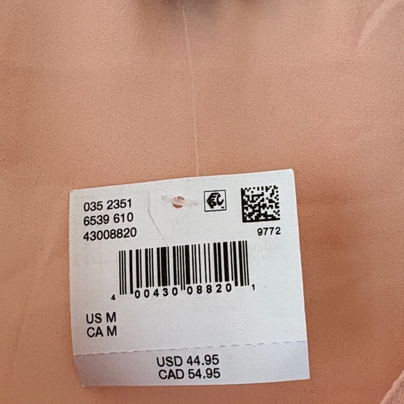 American Eagle Outfitters Light Pink Ruffle Blouse - Picture 6 of 6